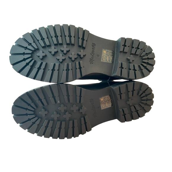 Madewell Gibson Chelsea Ankle Boot Leather Slip On Round Toe Black Size 6 - Picture 9 of 10